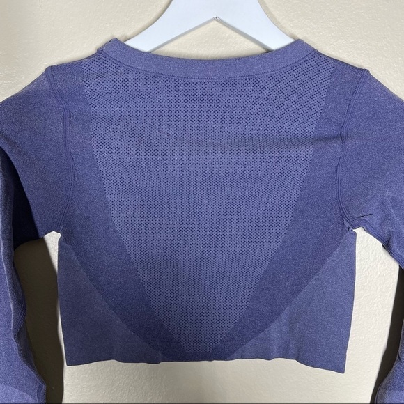 P’tula Invigorate Long Sleeve Cropped Fitted Seamless Workout Shirt NWT XS - Picture 6 of 9